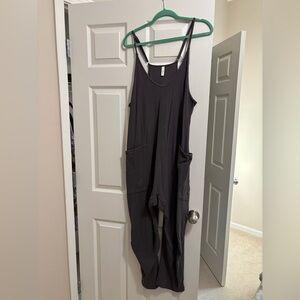 Petal & Pup Kenny Jumpsuit - Charcoal